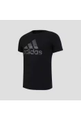 CAMISETA ADIDAS ESSENTIALS SINGLE JERSEY BIG LOGO MASCULIMA - Preto