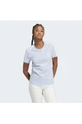 CAMISETA ADIDAS ESSENTIALS SLIM 3-STRIPES FEMININA - Azul celeste CAMISETA ADIDAS ESSENTIALS SLIM 3-STRIPES FEMININA - Azul celeste