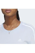 CAMISETA ADIDAS ESSENTIALS SLIM 3-STRIPES FEMININA - Azul celeste CAMISETA ADIDAS ESSENTIALS SLIM 3-STRIPES FEMININA - Azul celeste