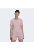 CAMISETA ADIDAS ESSENTIALS SLIM 3-STRIPES FEMININA - Rosa CAMISETA ADIDAS ESSENTIALS SLIM 3-STRIPES FEMININA - Rosa