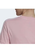 CAMISETA ADIDAS ESSENTIALS SLIM 3-STRIPES FEMININA - Rosa CAMISETA ADIDAS ESSENTIALS SLIM 3-STRIPES FEMININA - Rosa