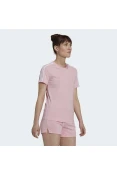CAMISETA ADIDAS ESSENTIALS SLIM 3-STRIPES FEMININA - Rosa CAMISETA ADIDAS ESSENTIALS SLIM 3-STRIPES FEMININA - Rosa
