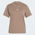 CAMISETA ADIDAS ESSENTIALS SMALL LOGO COTTON FEMININA - Bege CAMISETA ADIDAS ESSENTIALS SMALL LOGO COTTON FEMININA - Bege