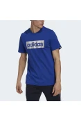 CAMISETA ADIDAS ESTAMPADA BOX LOGO MASCULINA - Azul CAMISETA ADIDAS ESTAMPADA BOX LOGO MASCULINA - Azul