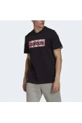 CAMISETA ADIDAS ESTAMPADA BOX LOGO MASCULINA - Preto CAMISETA ADIDAS ESTAMPADA BOX LOGO MASCULINA - Preto