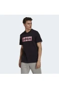 CAMISETA ADIDAS ESTAMPADA BOX LOGO MASCULINA - Preto CAMISETA ADIDAS ESTAMPADA BOX LOGO MASCULINA - Preto