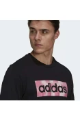 CAMISETA ADIDAS ESTAMPADA BOX LOGO MASCULINA - Preto CAMISETA ADIDAS ESTAMPADA BOX LOGO MASCULINA - Preto