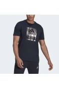 CAMISETA ADIDAS ESTAMPADA FOIL LOGO BOX MASCULINA - Marinho CAMISETA ADIDAS ESTAMPADA FOIL LOGO BOX MASCULINA - Marinho