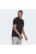 CAMISETA ADIDAS ESTAMPADA FOIL LOGO BOX MASCULINA - Preto/dourado CAMISETA ADIDAS ESTAMPADA FOIL LOGO BOX MASCULINA - Preto/dourado