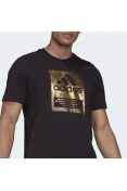 CAMISETA ADIDAS ESTAMPADA FOIL LOGO BOX MASCULINA - Preto/dourado CAMISETA ADIDAS ESTAMPADA FOIL LOGO BOX MASCULINA - Preto/dourado