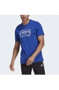 CAMISETA ADIDAS ESTAMPADA SPRAY BOX MASCULINA - Azul CAMISETA ADIDAS ESTAMPADA SPRAY BOX MASCULINA - Azul