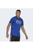 CAMISETA ADIDAS ESTAMPADA SPRAY BOX MASCULINA - Azul CAMISETA ADIDAS ESTAMPADA SPRAY BOX MASCULINA - Azul
