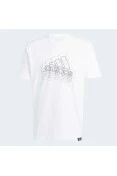 CAMISETA ADIDAS ESTAMPADA TECH BADGE OF SPORT MASCULINA - Branco
