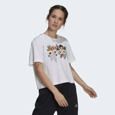 CAMISETA ADIDAS FARM FEMININA - Branco CAMISETA ADIDAS FARM FEMININA - Branco