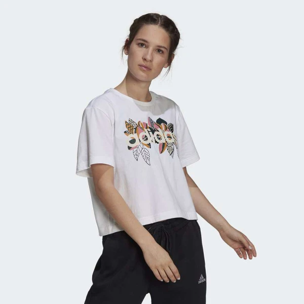 CAMISETA ADIDAS FARM FEMININA - Branco CAMISETA ADIDAS FARM FEMININA - Branco