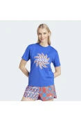 CAMISETA ADIDAS FARM GFX TEE FEMININA - Azul