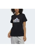 CAMISETA ADIDAS FLORAL FEMININA - Preto CAMISETA ADIDAS FLORAL FEMININA - Preto