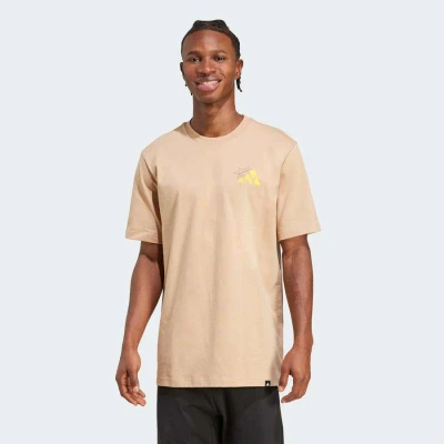CAMISETA ADIDAS FOOD GRILLED CHEESE MASCULINA - Marrom