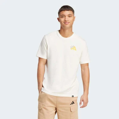 CAMISETA ADIDAS FOOD GRILLED CHEESE MASCULINA - Off white