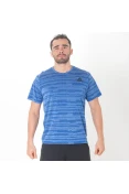 CAMISETA ADIDAS FREELIFT ENGINEERED HEATHER MASCULINA - Azul CAMISETA ADIDAS FREELIFT ENGINEERED HEATHER MASCULINA - Azul