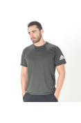 CAMISETA ADIDAS FREELIFT SPORT ULTIMATE SOLID MASCULINA - Chumbo CAMISETA ADIDAS FREELIFT SPORT ULTIMATE SOLID MASCULINA - Chumbo