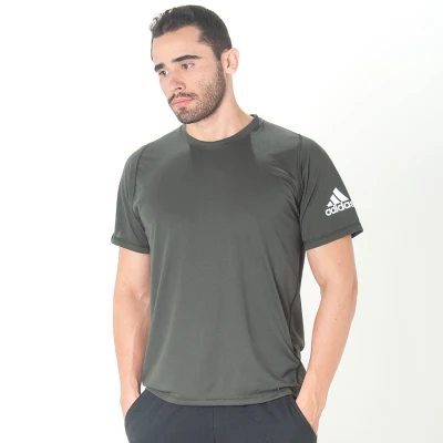 CAMISETA ADIDAS FREELIFT SPORT ULTIMATE SOLID MASCULINA - Chumbo CAMISETA ADIDAS FREELIFT SPORT ULTIMATE SOLID MASCULINA - Chumbo