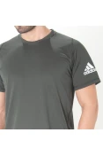 CAMISETA ADIDAS FREELIFT SPORT ULTIMATE SOLID MASCULINA - Chumbo CAMISETA ADIDAS FREELIFT SPORT ULTIMATE SOLID MASCULINA - Chumbo