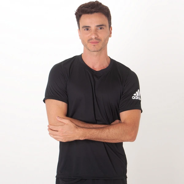 CAMISETA ADIDAS FREELIFT SPORT ULTIMATE SOLID MASCULINA - Preto CAMISETA ADIDAS FREELIFT SPORT ULTIMATE SOLID MASCULINA - Preto