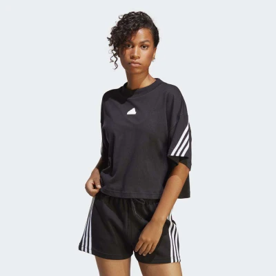 CAMISETA ADIDAS FUTURE ICON FEMININA - Preto/branco CAMISETA ADIDAS FUTURE ICON FEMININA - Preto/branco