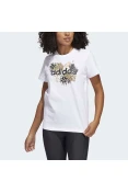 CAMISETA ADIDAS GRAFICA FARM FEMININA - Branco CAMISETA ADIDAS GRAFICA FARM FEMININA - Branco