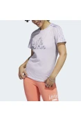 CAMISETA ADIDAS GRAFICA LUXE FEMININA - Lilas CAMISETA ADIDAS GRAFICA LUXE FEMININA - Lilas