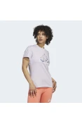 CAMISETA ADIDAS GRAFICA LUXE FEMININA - Lilas CAMISETA ADIDAS GRAFICA LUXE FEMININA - Lilas