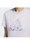 CAMISETA ADIDAS GRAFICA LUXE FEMININA - Lilas CAMISETA ADIDAS GRAFICA LUXE FEMININA - Lilas