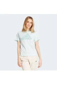 CAMISETA ADIDAS GRAPHIC ANIMAL PRINT FEMININA - Azul celeste