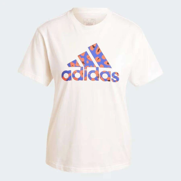 CAMISETA ADIDAS GRAPHIC ANIMAL PRINT FEMININA - Branco