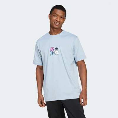 CAMISETA ADIDAS GRAPHIC POSITIVE T MASCULINA - Azul CAMISETA ADIDAS GRAPHIC POSITIVE T MASCULINA - Azul