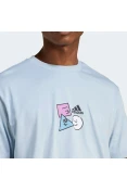 CAMISETA ADIDAS GRAPHIC POSITIVE T MASCULINA - Azul CAMISETA ADIDAS GRAPHIC POSITIVE T MASCULINA - Azul