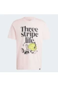 CAMISETA ADIDAS GRAPHIC POSITIVE T MASCULINA - Rosa