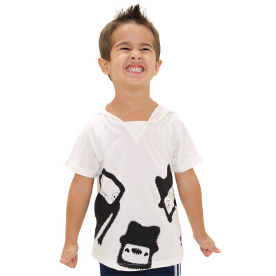 CAMISETA ADIDAS INFANTIL - Branco