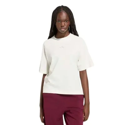 CAMISETA ADIDAS KIT SMALL LOGO FEMININA - Off white