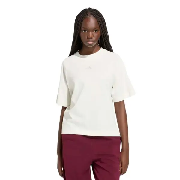 CAMISETA ADIDAS KIT SMALL LOGO FEMININA - Off white