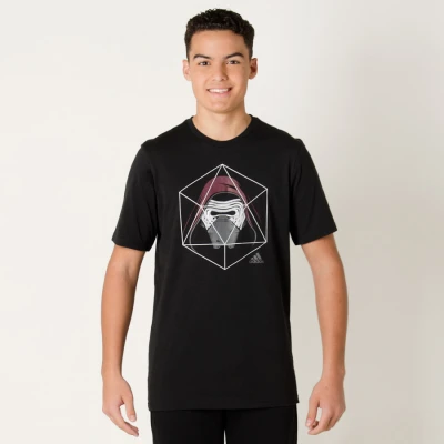 CAMISETA ADIDAS KYLO REN INFANTIL - Preto