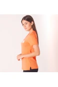 CAMISETA ADIDAS LINEAR FEMININA - Laranja CAMISETA ADIDAS LINEAR FEMININA - Laranja