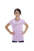 CAMISETA ADIDAS LINEAR GIRLS INFANTIL - Lilas