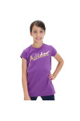 CAMISETA ADIDAS LINEAR GIRLS INFANTIL - Roxo