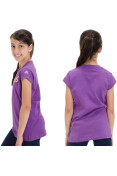 CAMISETA ADIDAS LINEAR GIRLS INFANTIL - Roxo