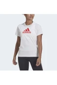 CAMISETA ADIDAS LOGO ADIDAS FEMININA - Branco CAMISETA ADIDAS LOGO ADIDAS FEMININA - Branco