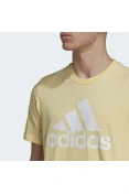 CAMISETA ADIDAS LOGO BL SJ T MASCULINO - Amarelo/branco CAMISETA ADIDAS LOGO BL SJ T MASCULINO - Amarelo/branco