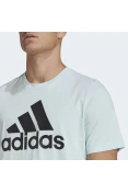 CAMISETA ADIDAS LOGO BL SJ T MASCULINO - Azul celeste/preto CAMISETA ADIDAS LOGO BL SJ T MASCULINO - Azul celeste/preto