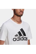 CAMISETA ADIDAS LOGO BL SJ T MASCULINO - Branco/preto CAMISETA ADIDAS LOGO BL SJ T MASCULINO - Branco/preto